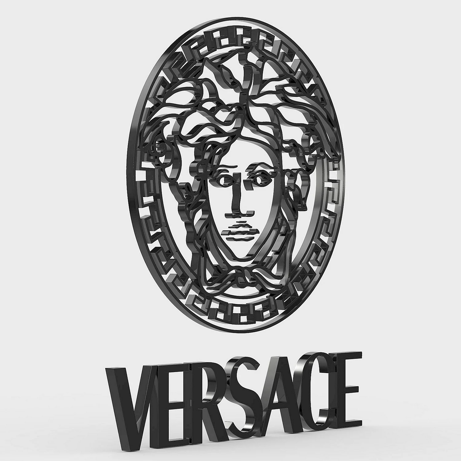 Versace logo 3d