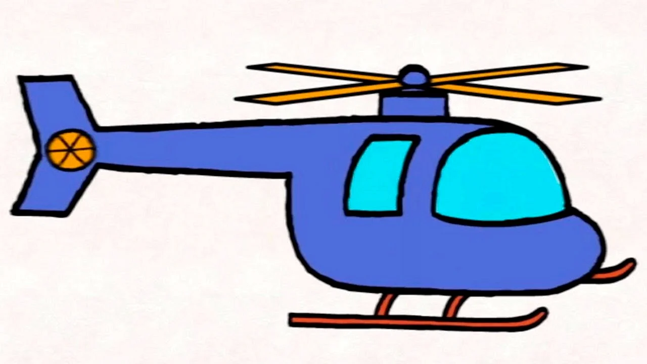 Вертолет для рисования
