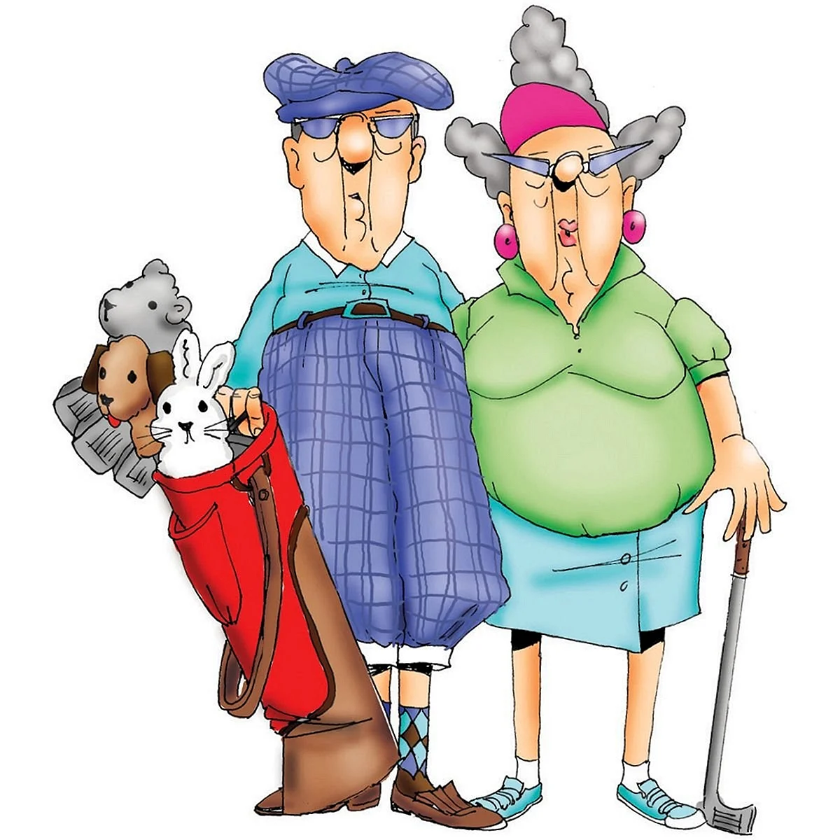 Веселые бабушка и дедушка. Веселые старички и старушки. Бабушка и дедушка карикатура. Пенсионеры иллюстрация. Юмористические бабушки