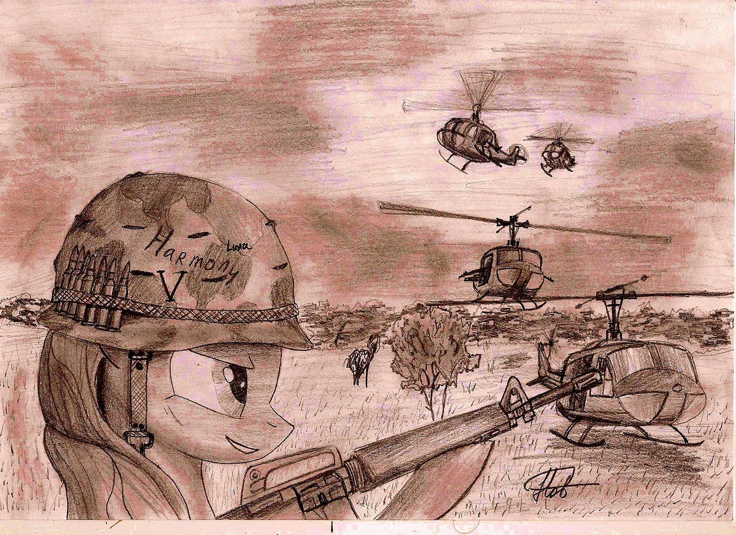 Вьетнамская война рисунки карандашом