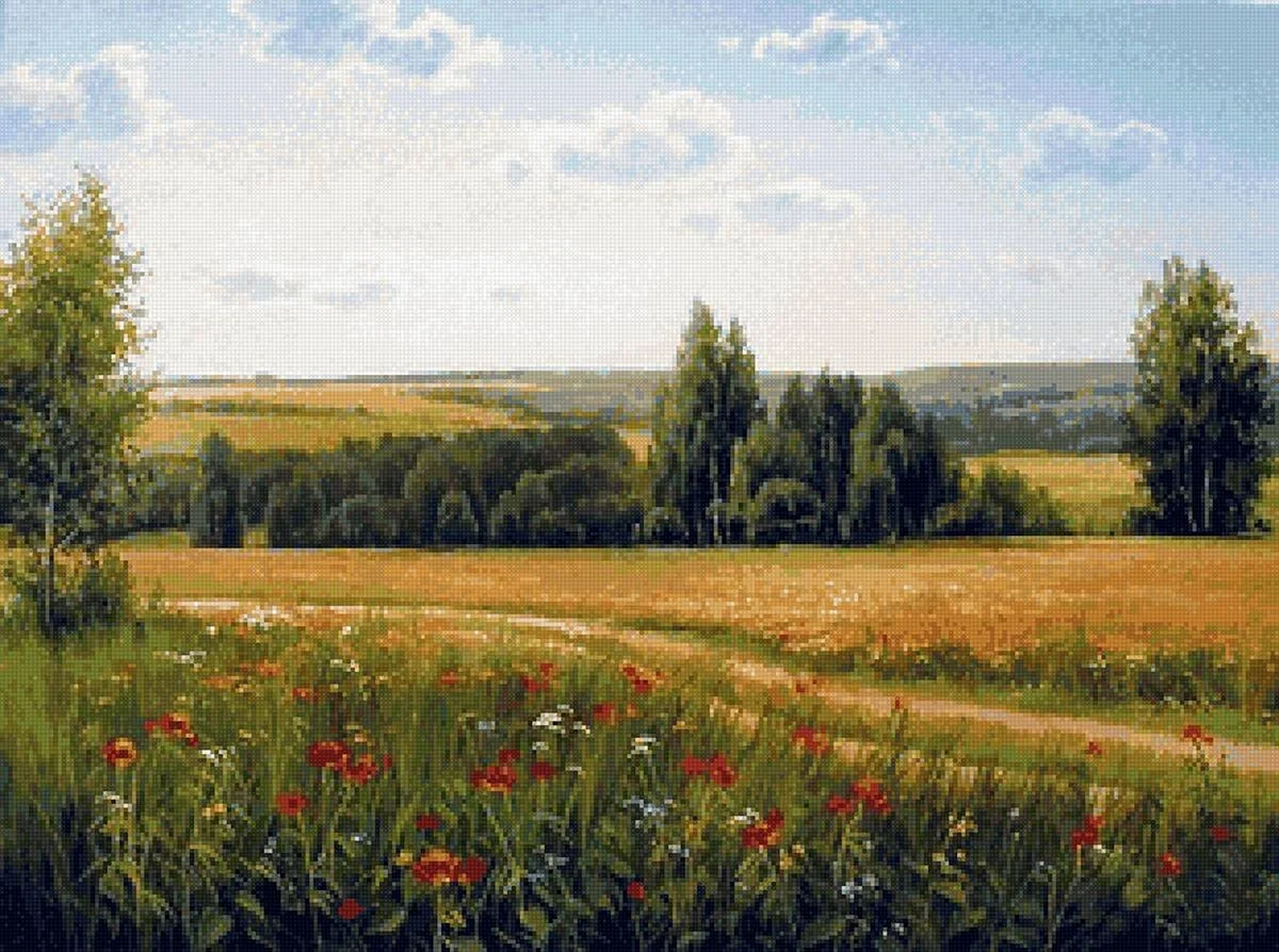 Вячеслав палачев, летний пейзаж