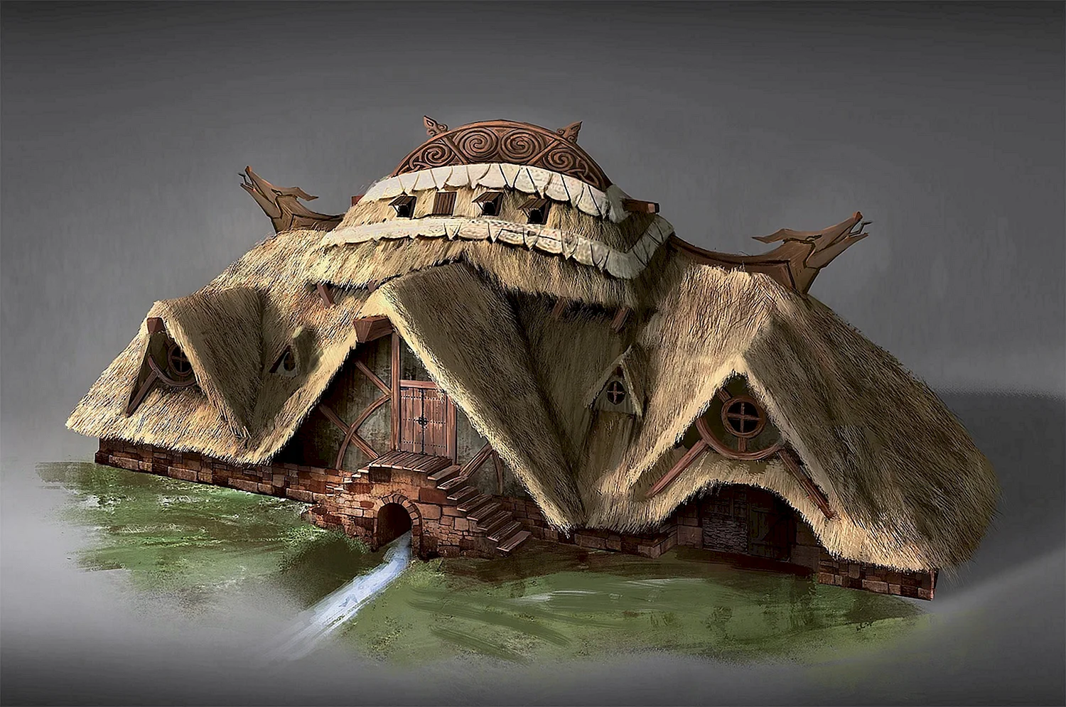 Викингский дом концепт арт