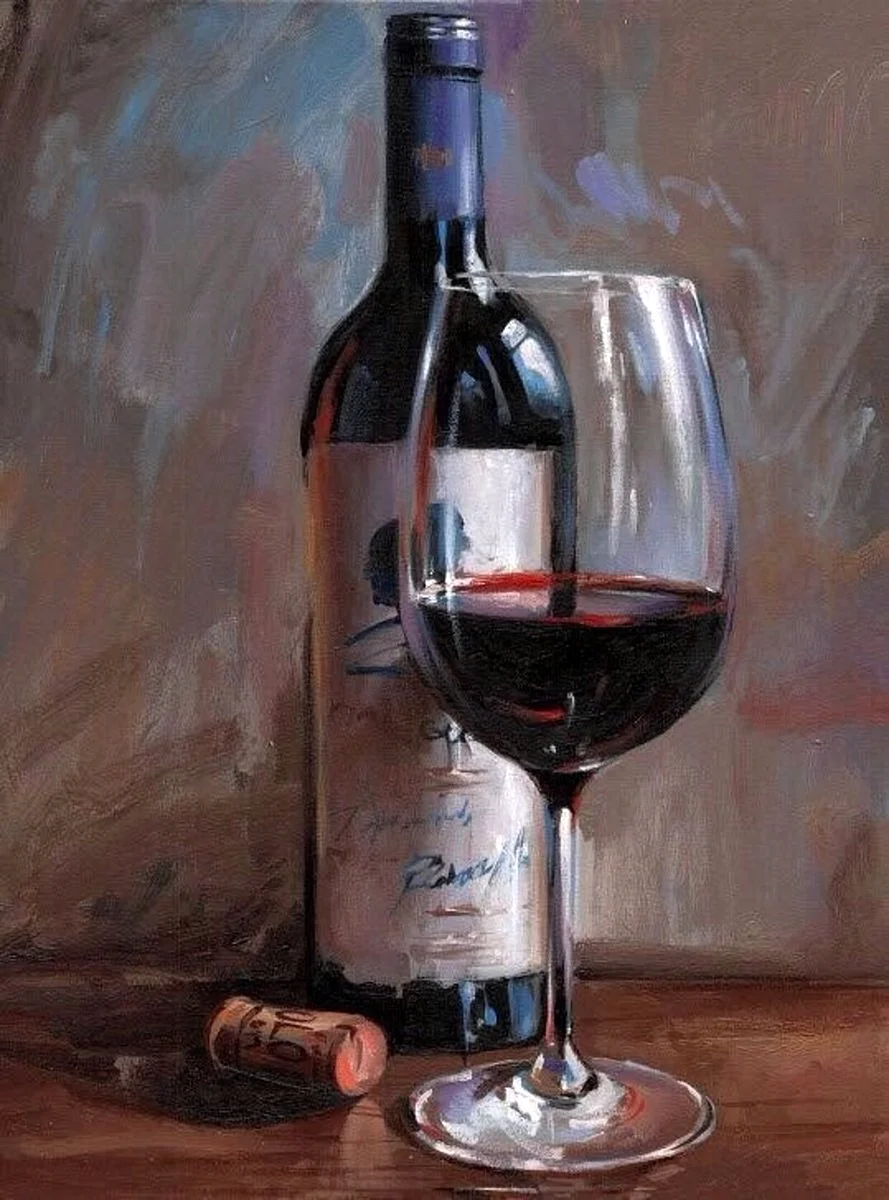 Виктор Бауэр художник картины вино