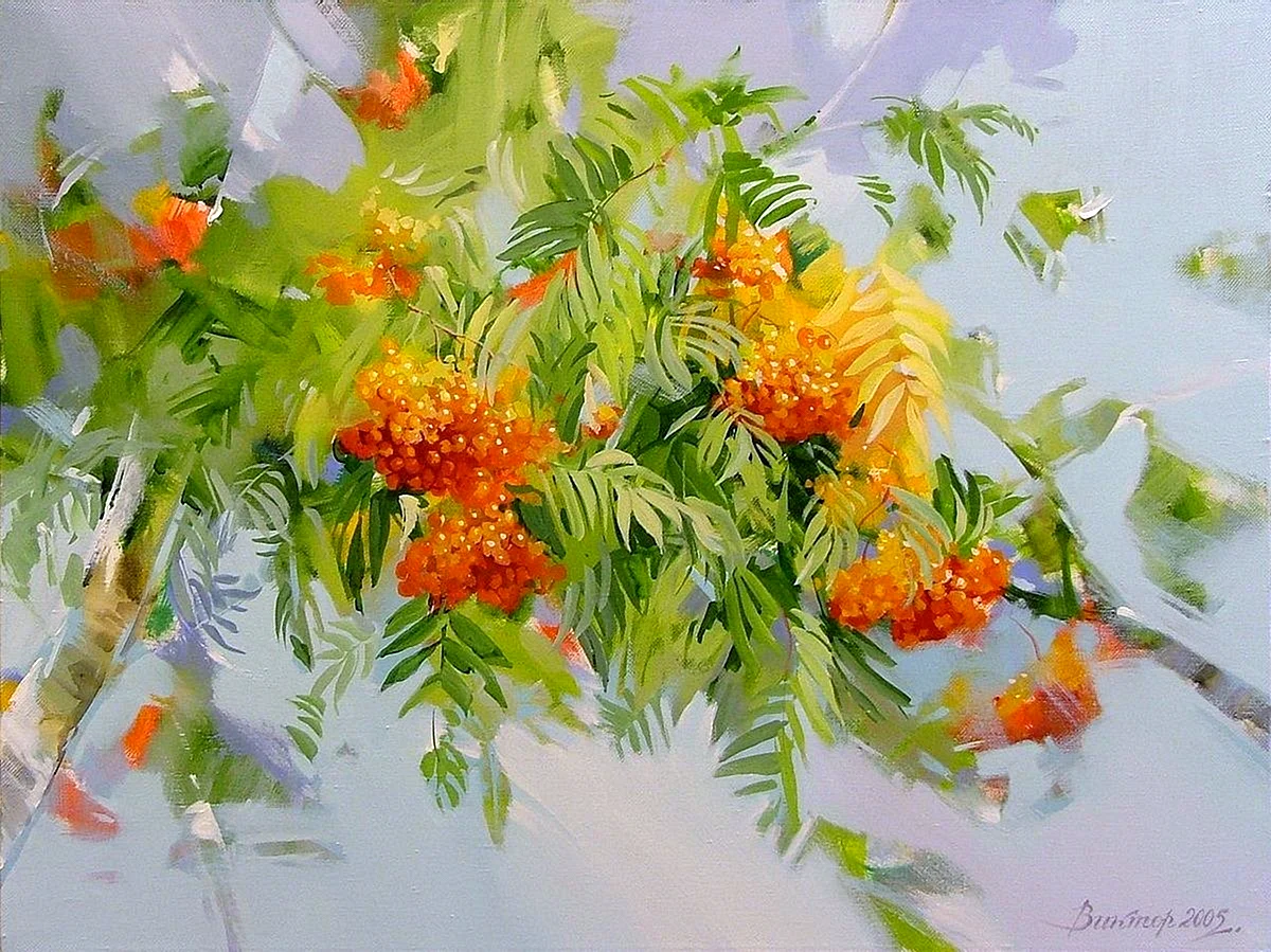 Виктор Подгорный художник цветы