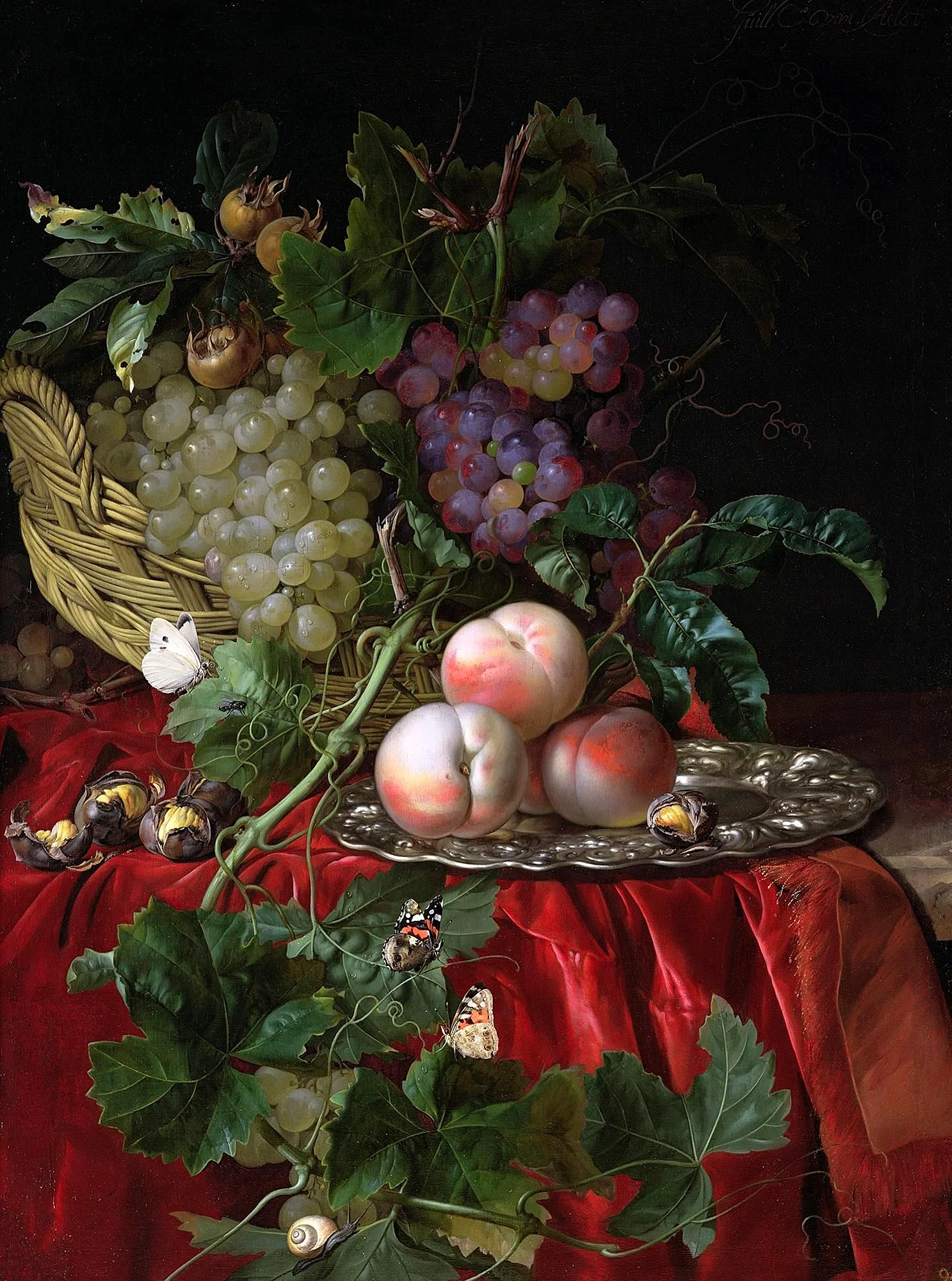 Виллем Ван Алст. «Натюрморт с фруктами». 1664