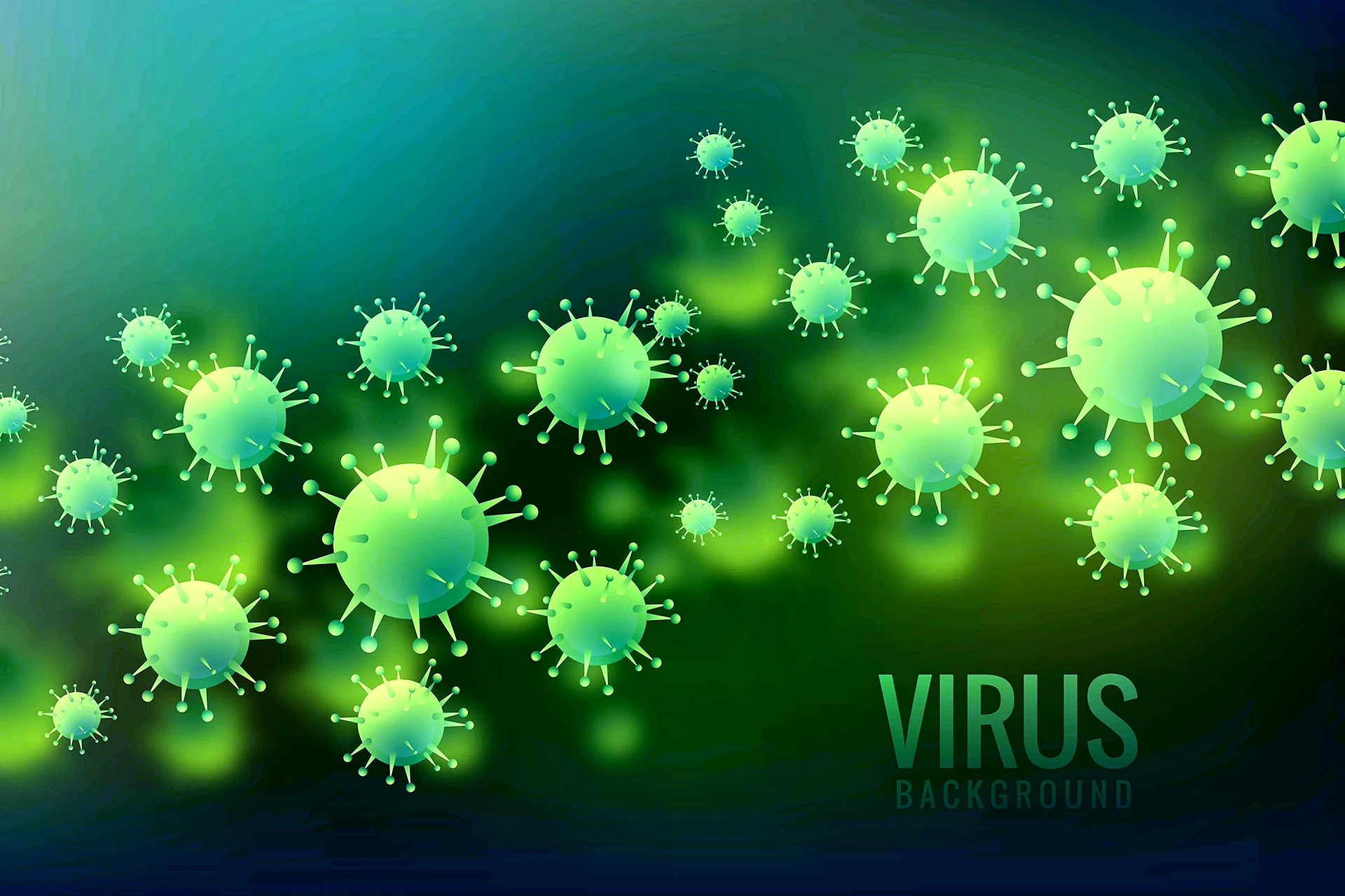 Вирус коронавирус 3д
