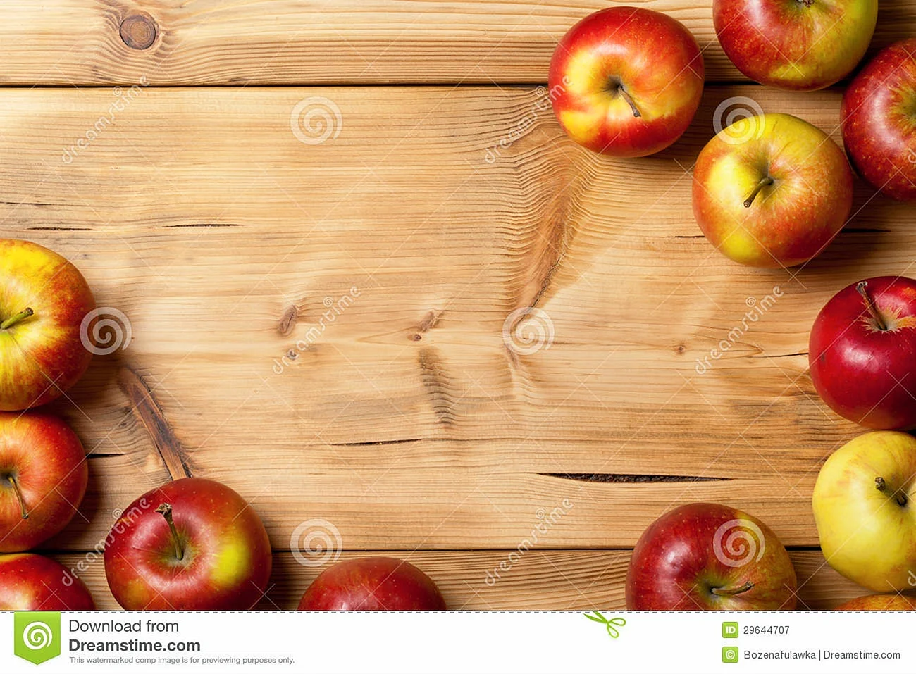 Визитка яблоки