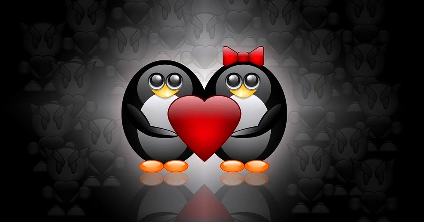 Влюбленные пингвинчики