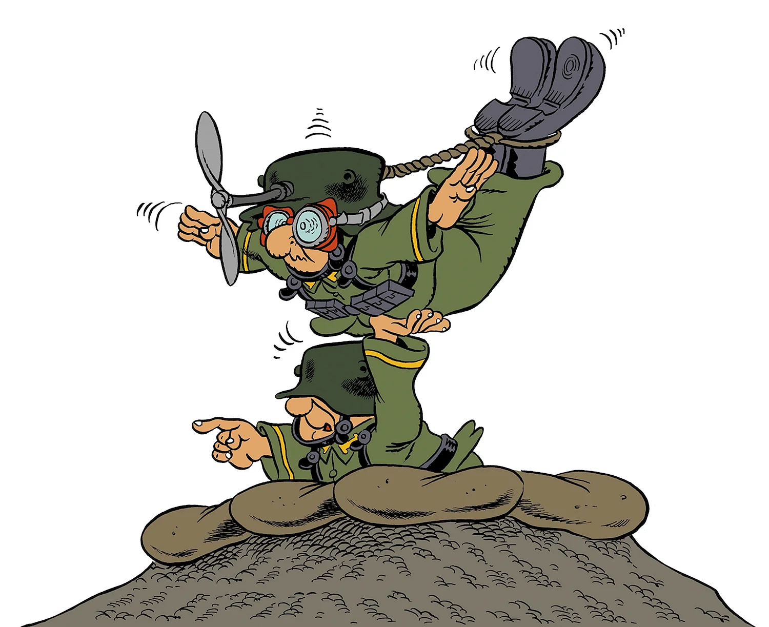 Военные карикатуры