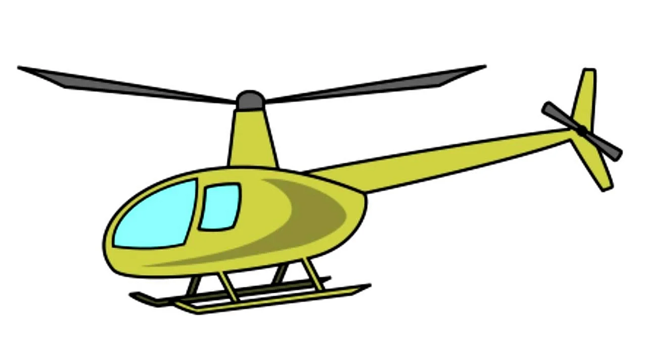 Военный вертолет для детей