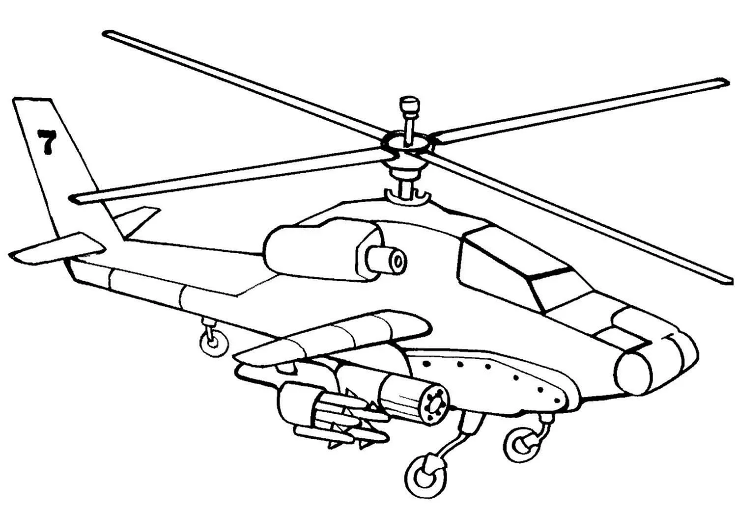 Военный вертолет ми24 раскраска
