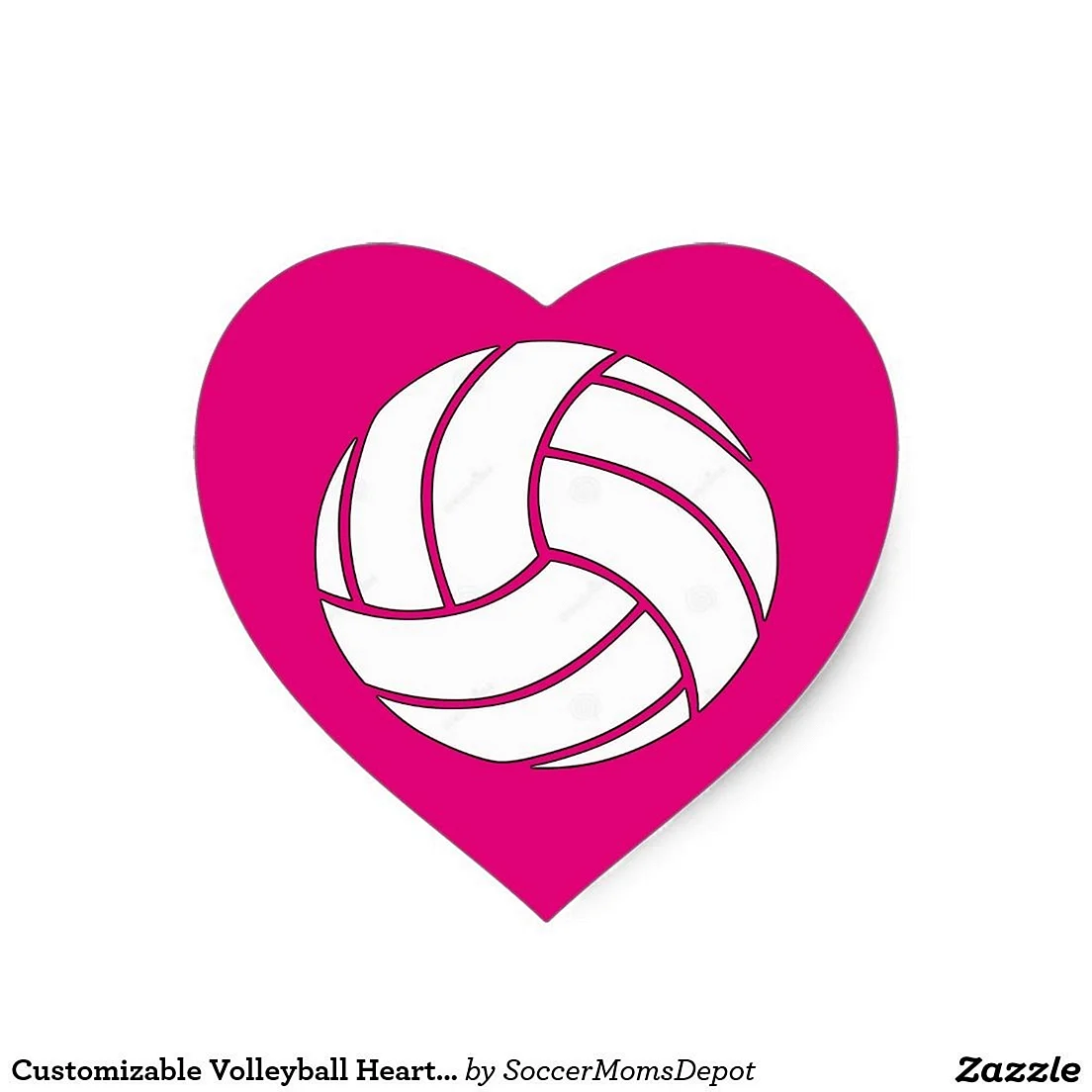 Волейбольный мяч сердце