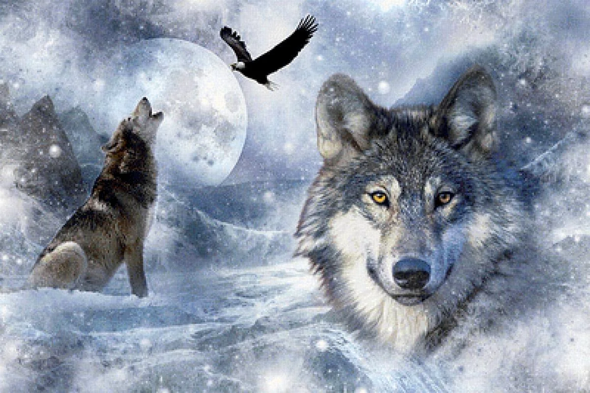 Волк Орел горы