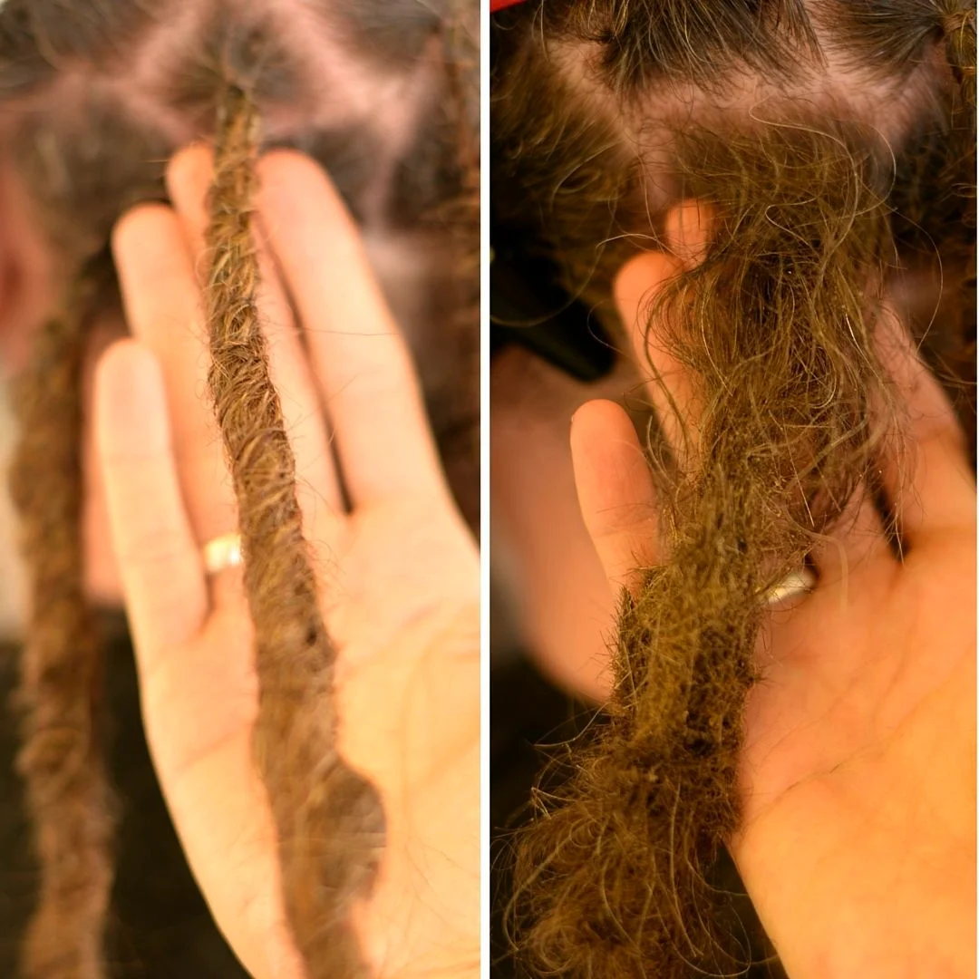 Волосы после дредов