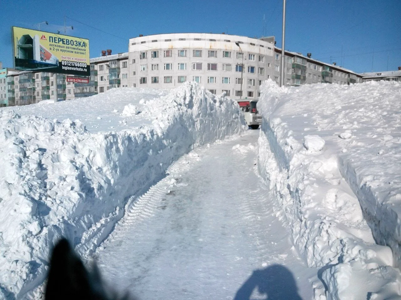 Воркута сугробы