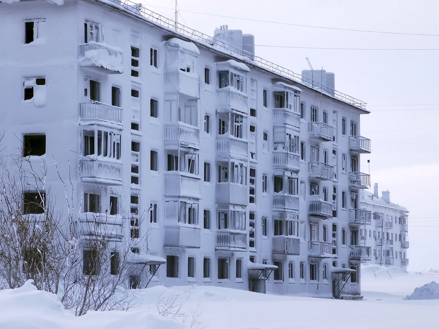 Воркута заброшенный поселок Заполярный