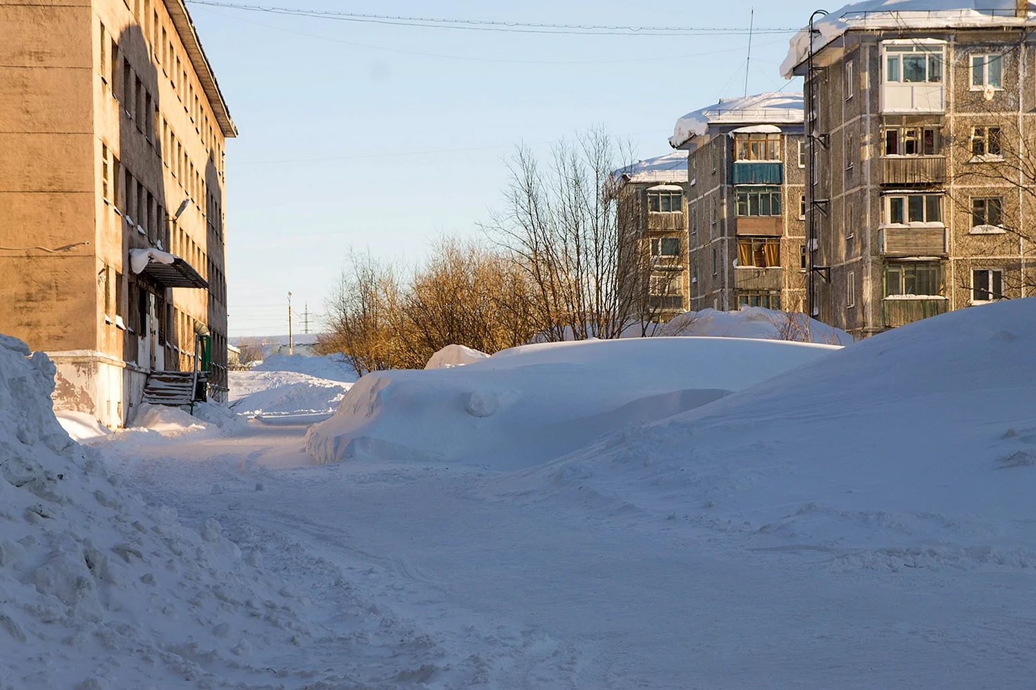 Воркута зимой 2021
