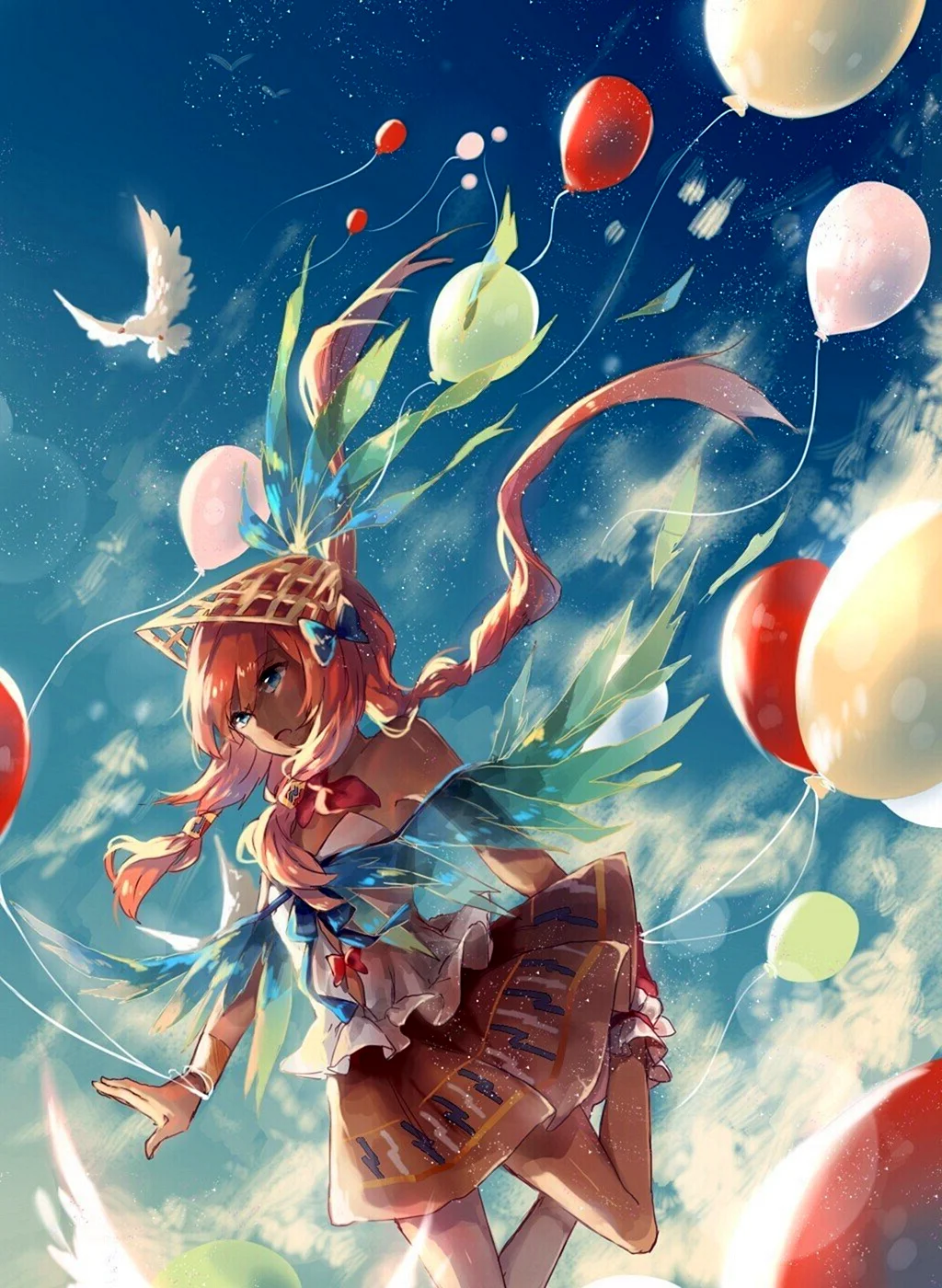 Воздушные шары аниме