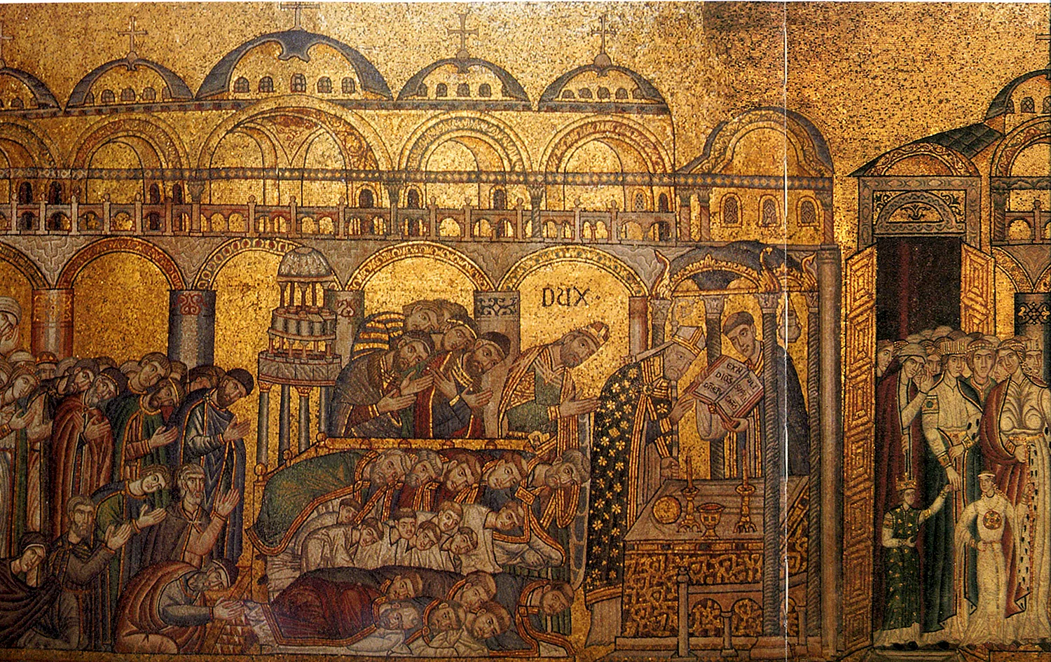 Вселенский собор Византийская фреска
