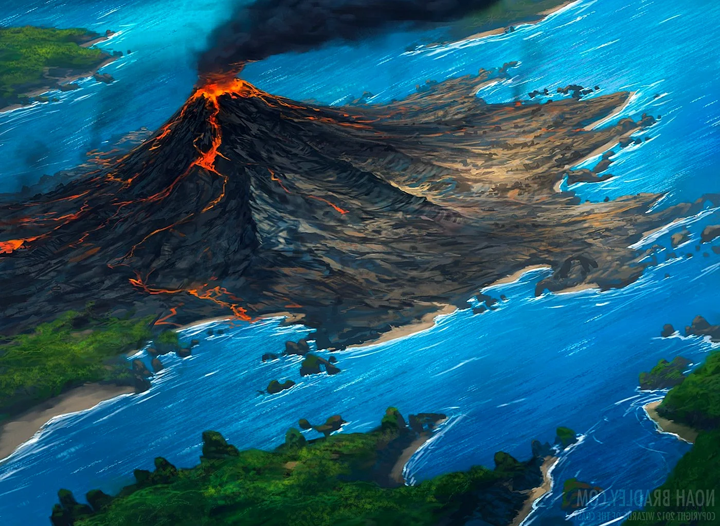 Вулканический остров MTG