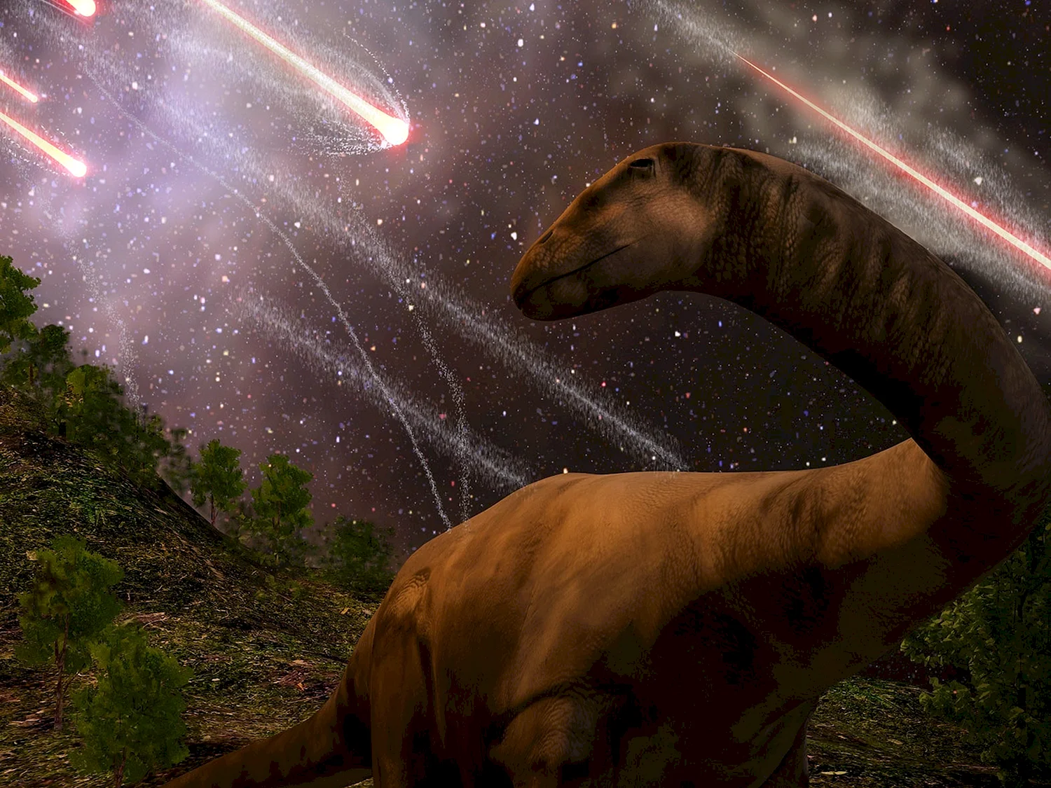Вымирание динозавров падение астероида