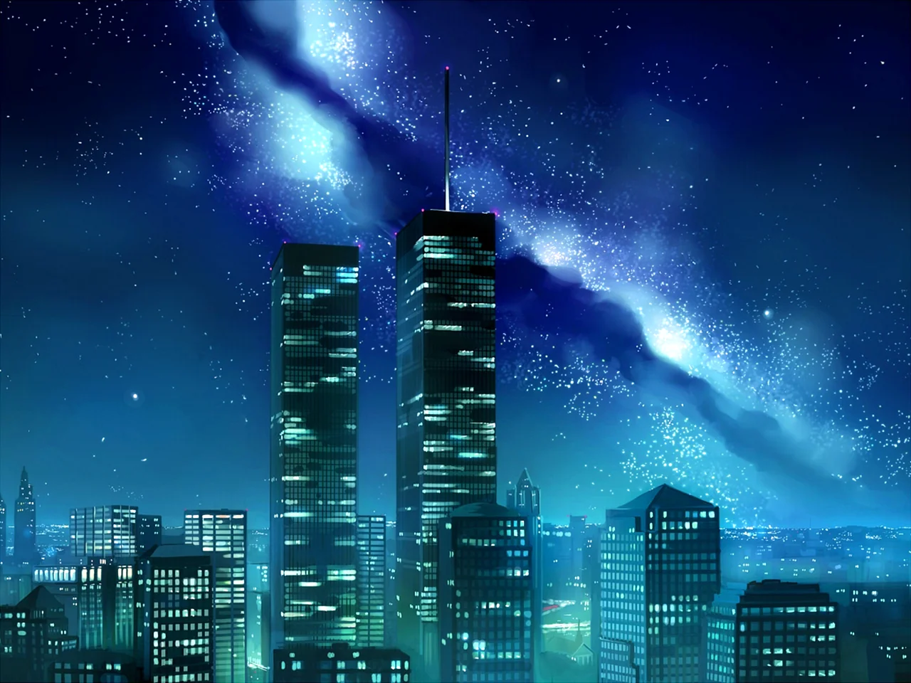 Высотки Токио аниме