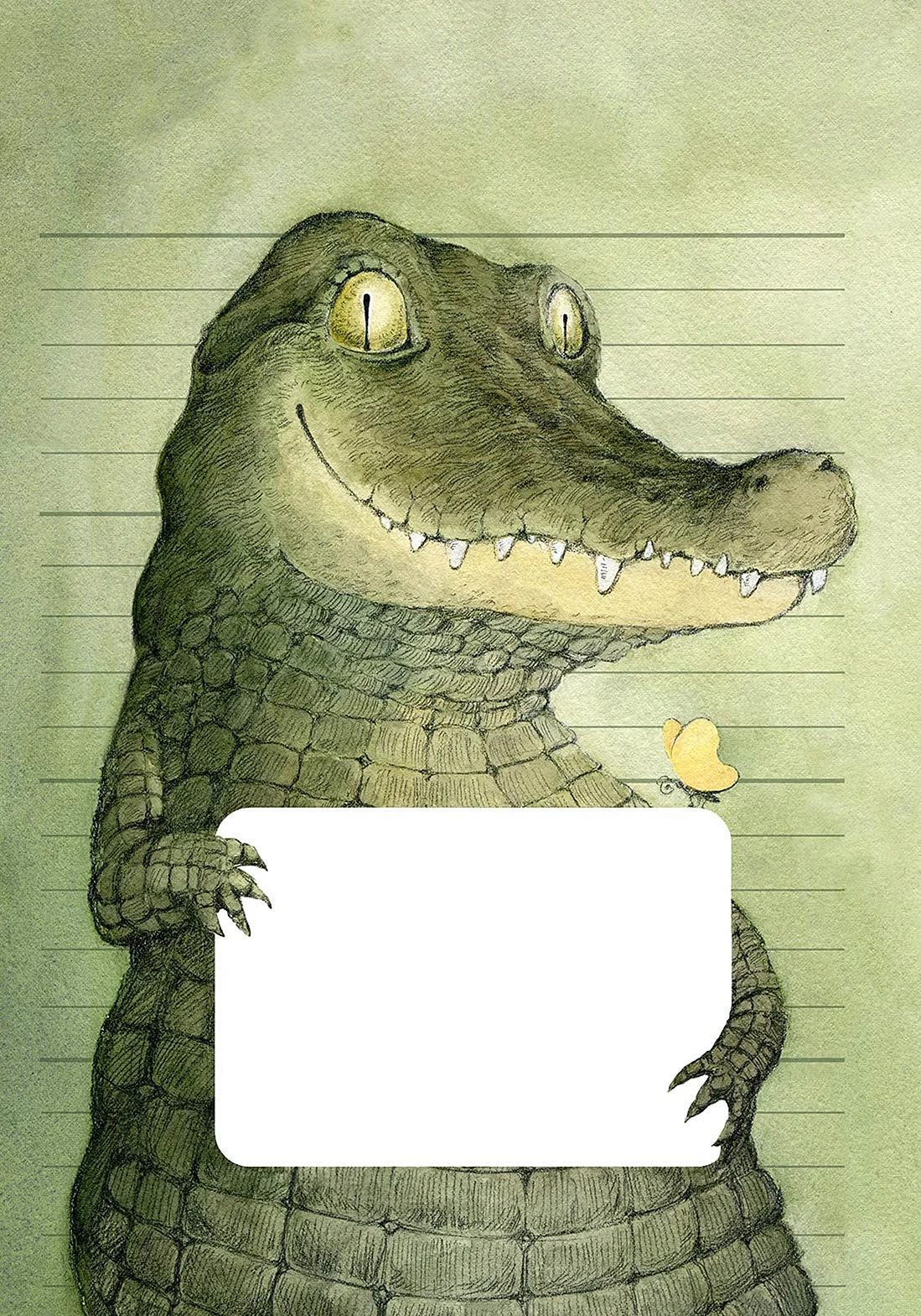 Забавный крокодил