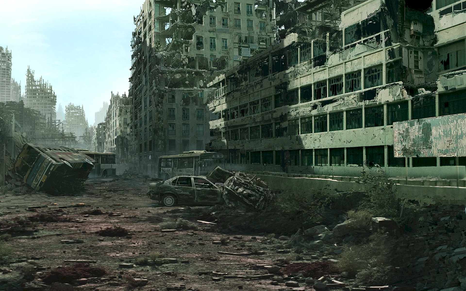 Заброшенный город апокалипсис