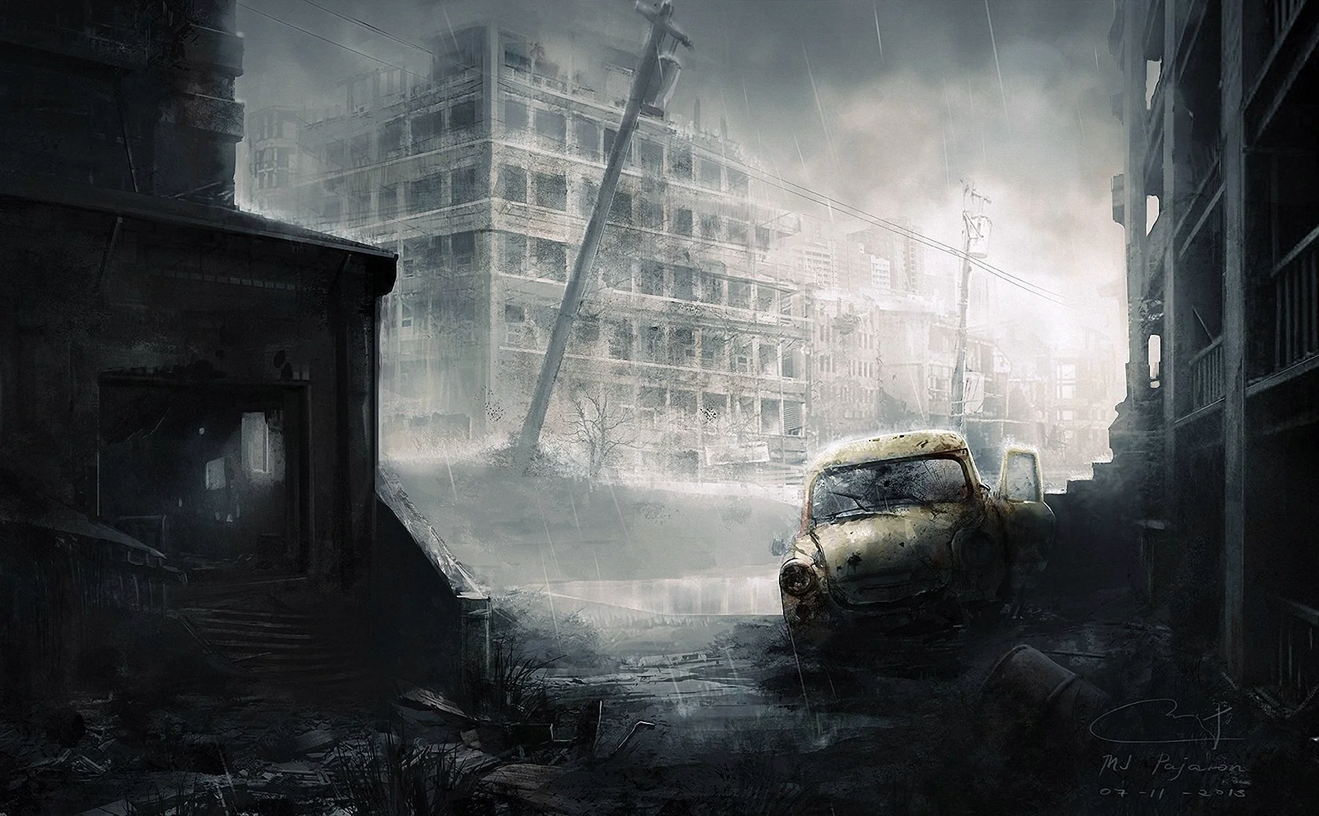 Заброшенный город зомби апокалипсис