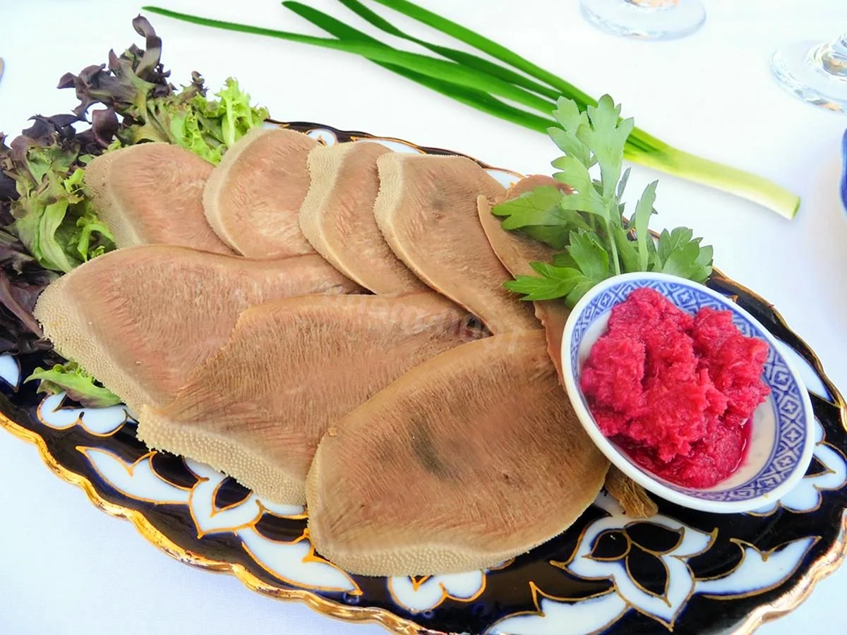 Закуска из языка говяжьего