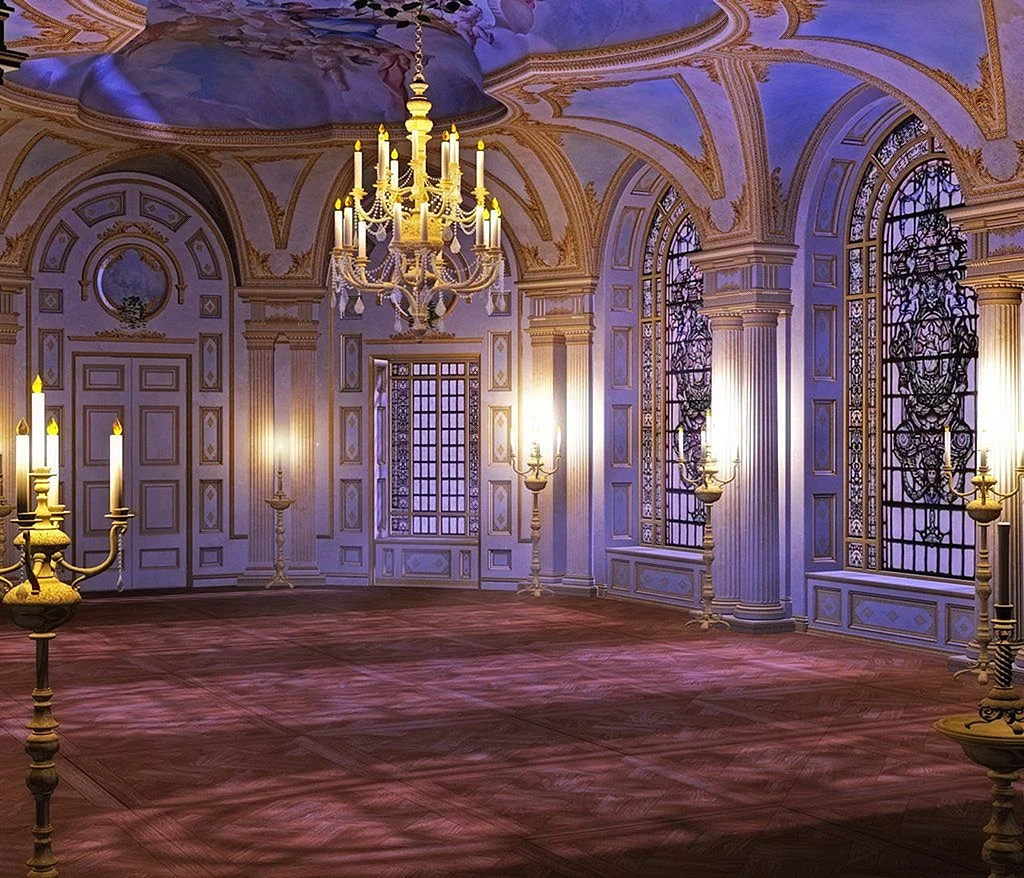 Замок Шамбор бальный зал