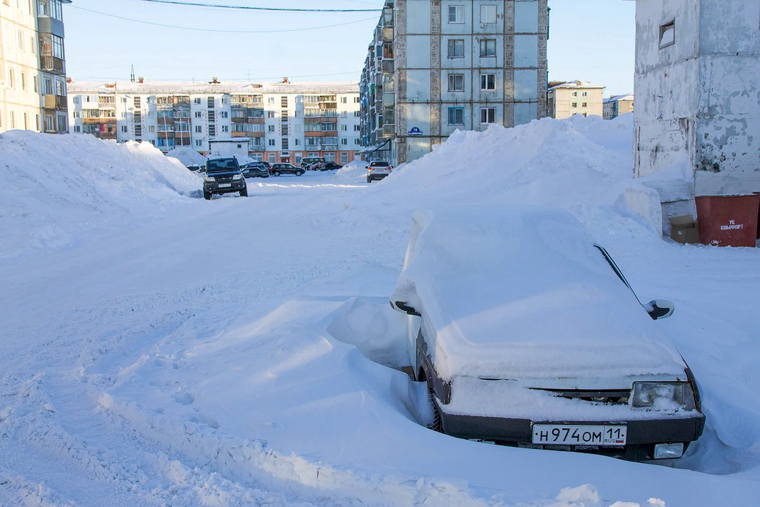 Заснеженная Воркута