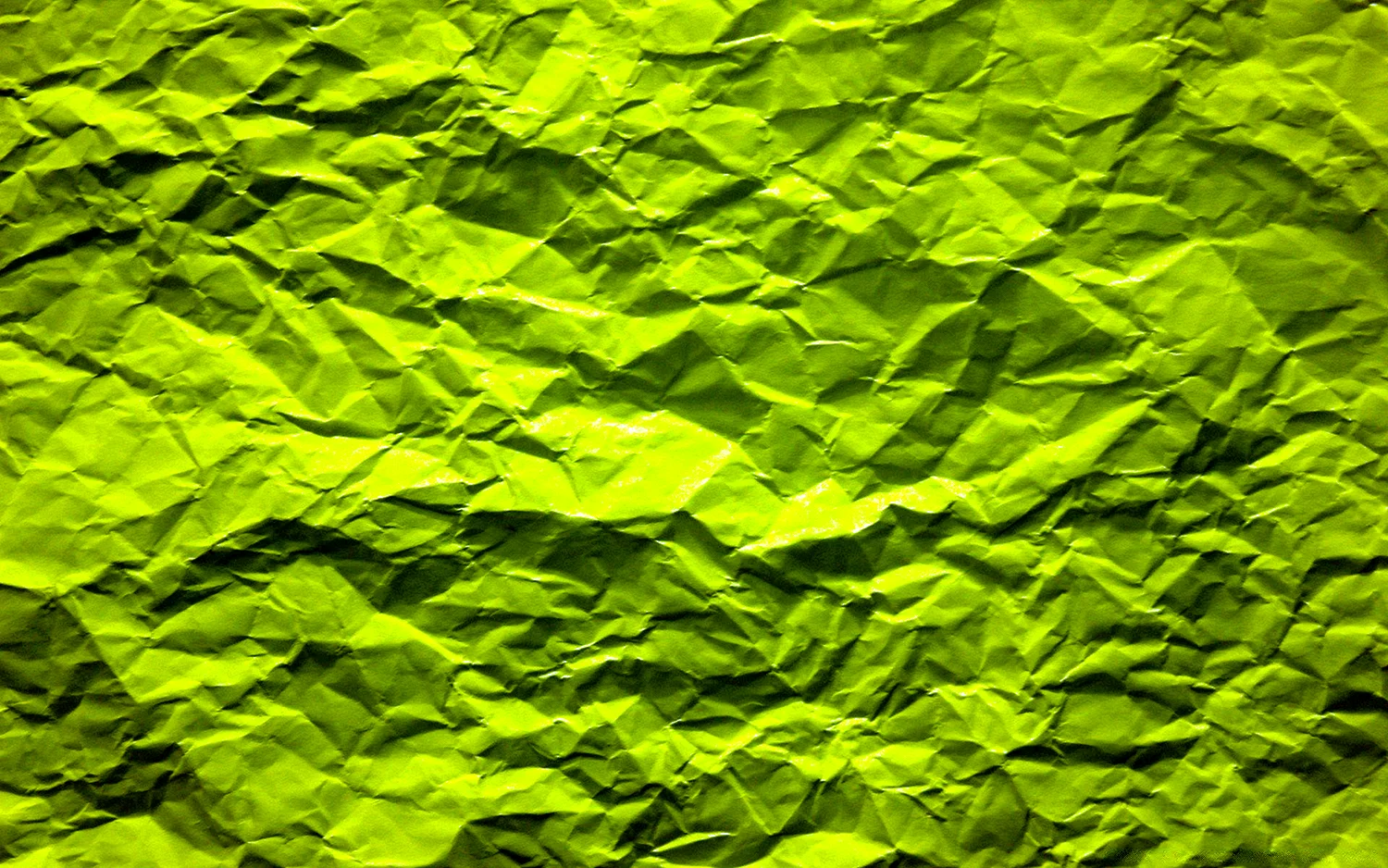 Зеленая мятая бумага