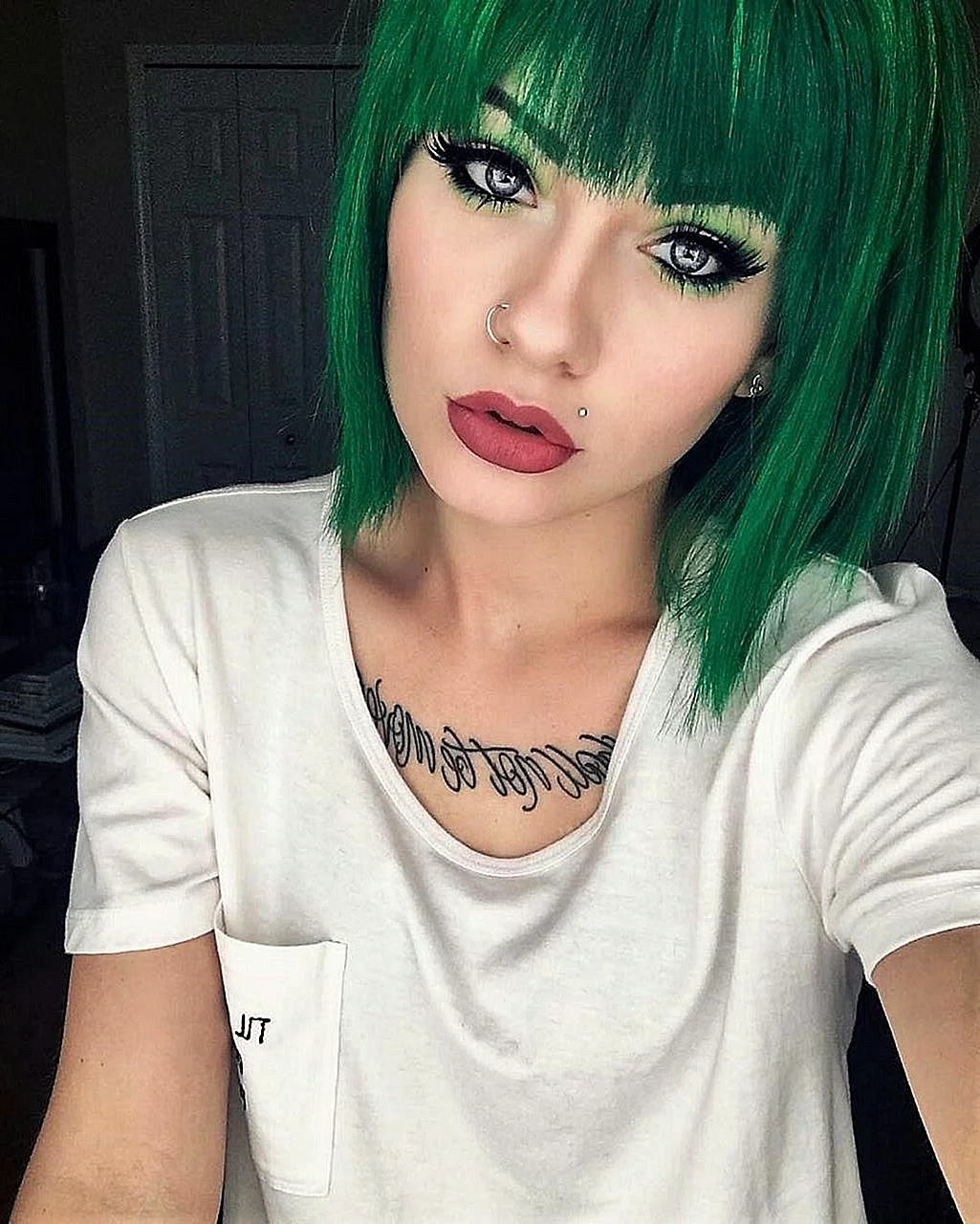 Зеленые волосы