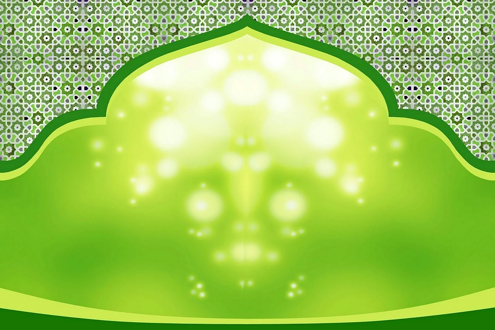 Зеленый мусульманский фон