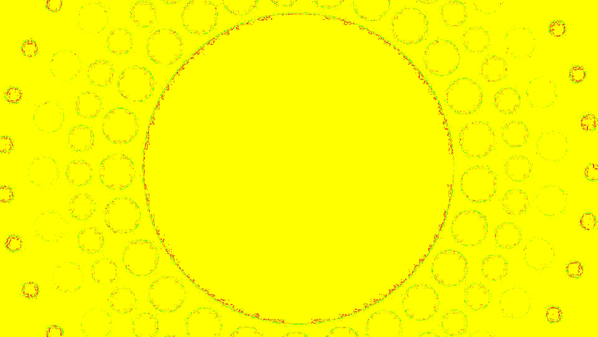 Желтый фон с кружочками