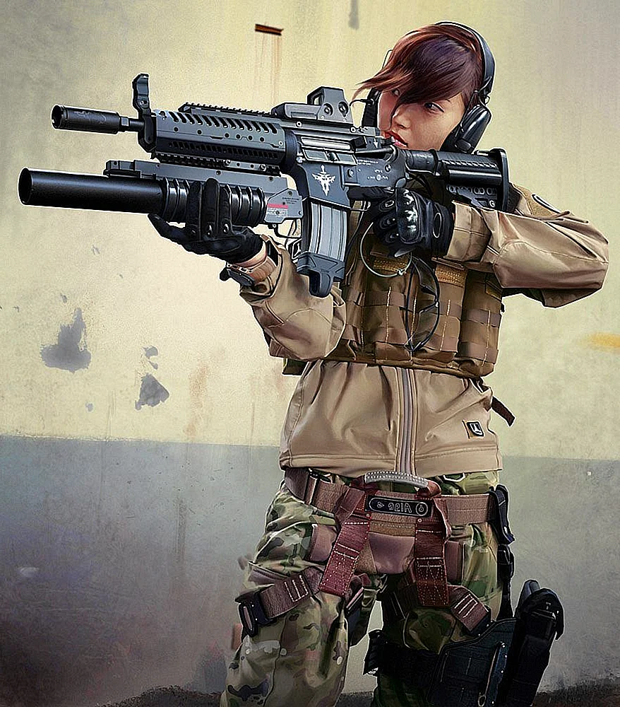 Женщина с винтовкой