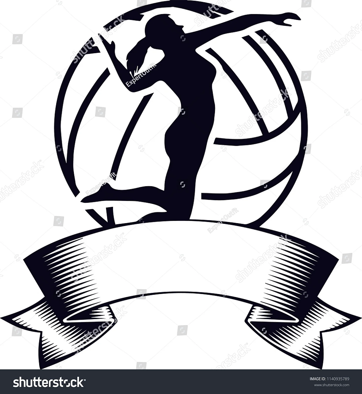 Женский волейбол логотип