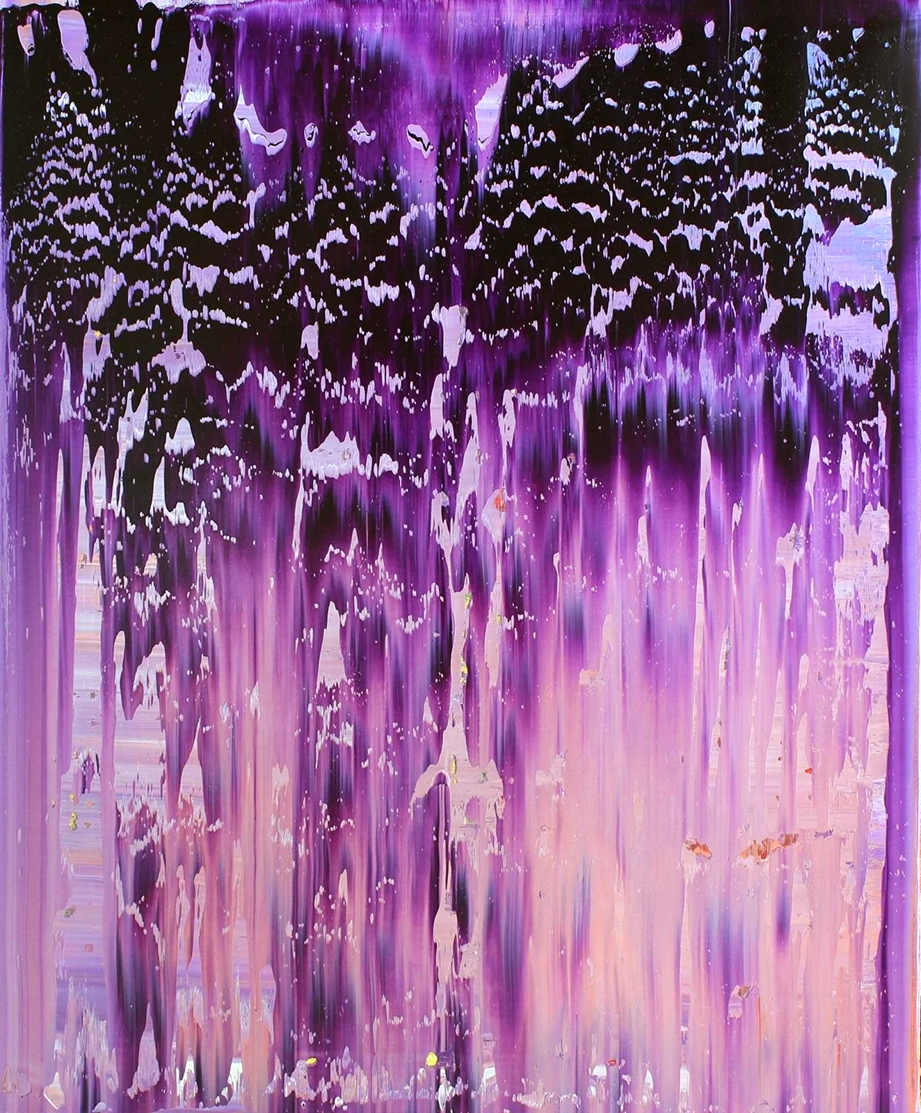 Живопись в фиолетовых тонах