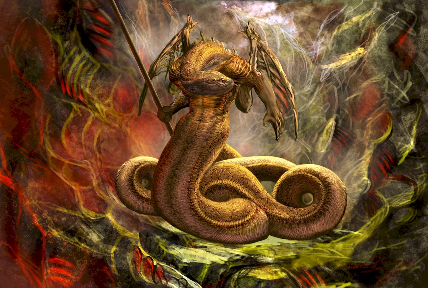 Змей Аспид мифология