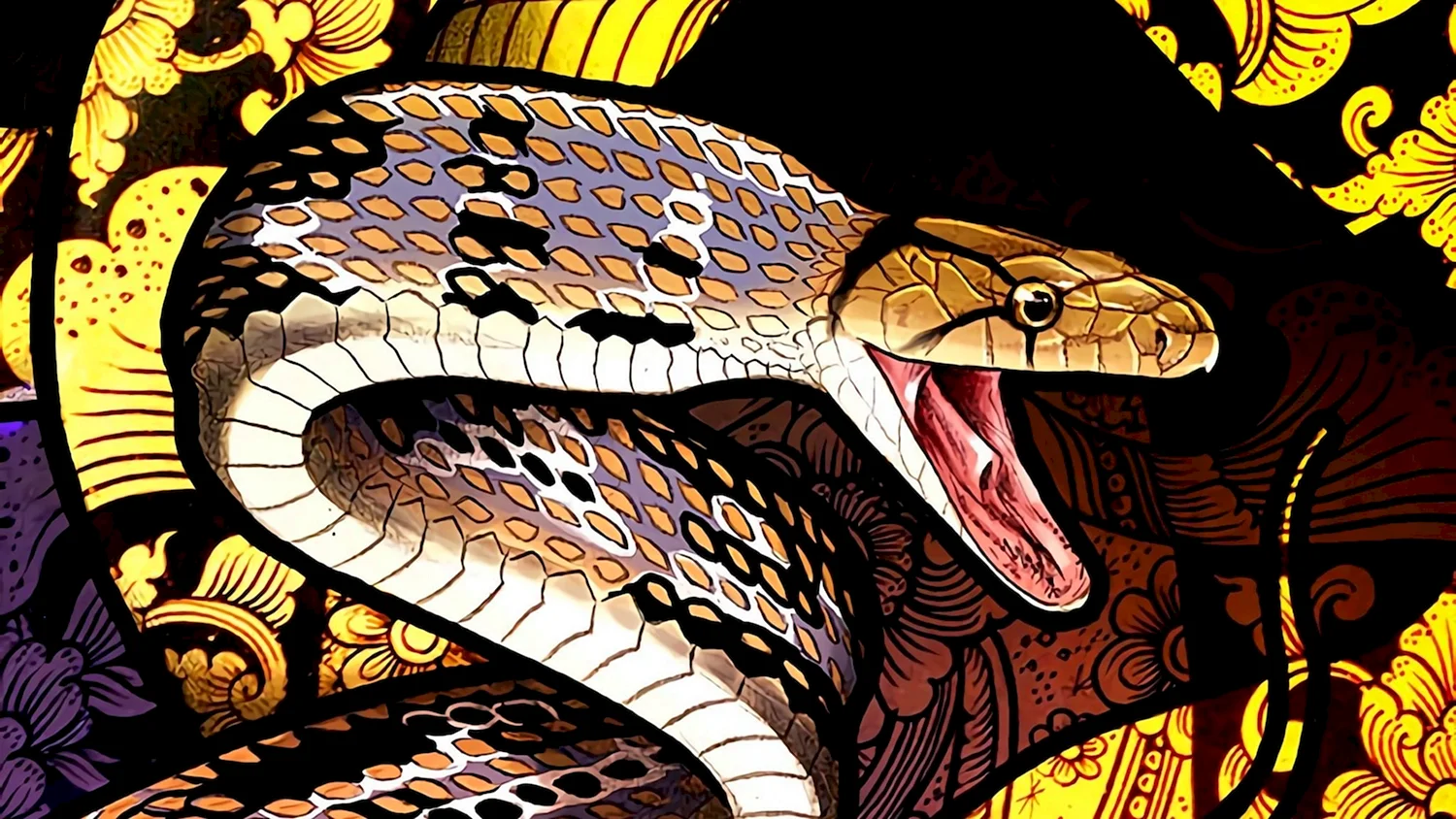 Змея арт