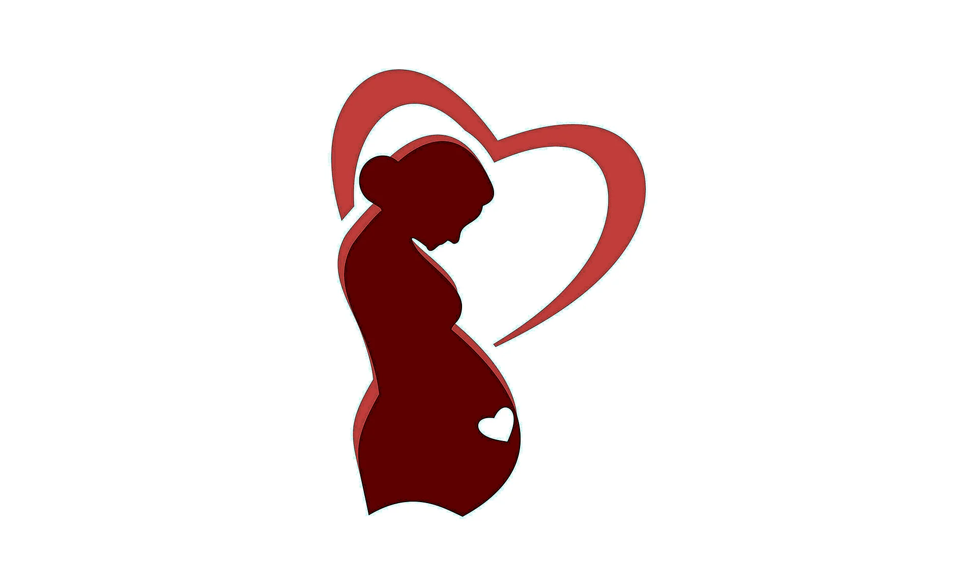 Значок беременной женщины