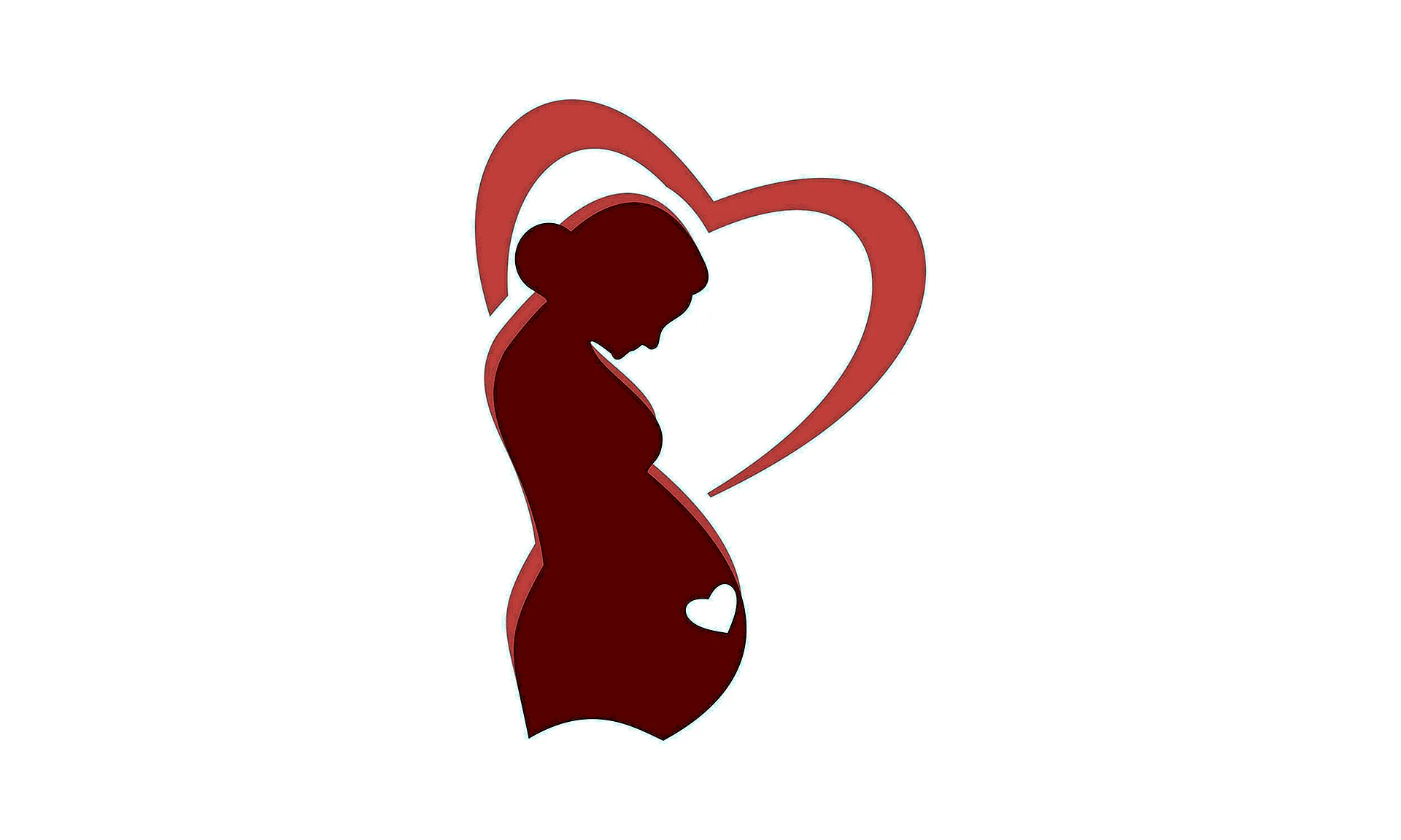 Значок беременной женщины