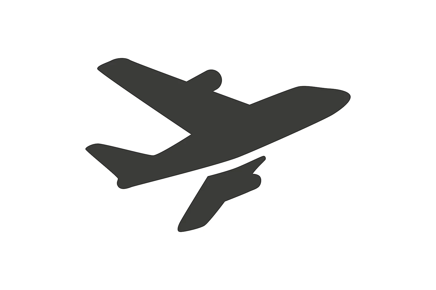 Значок самолета