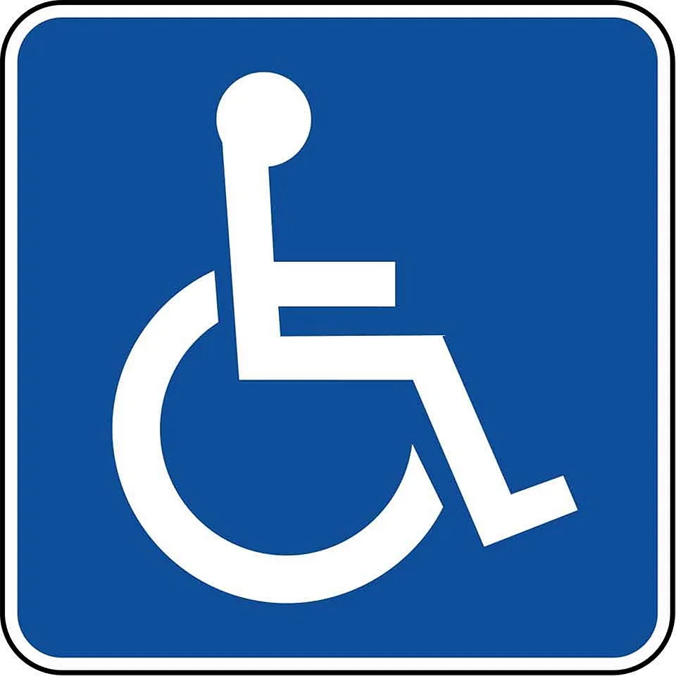 Знак инвалид вектор