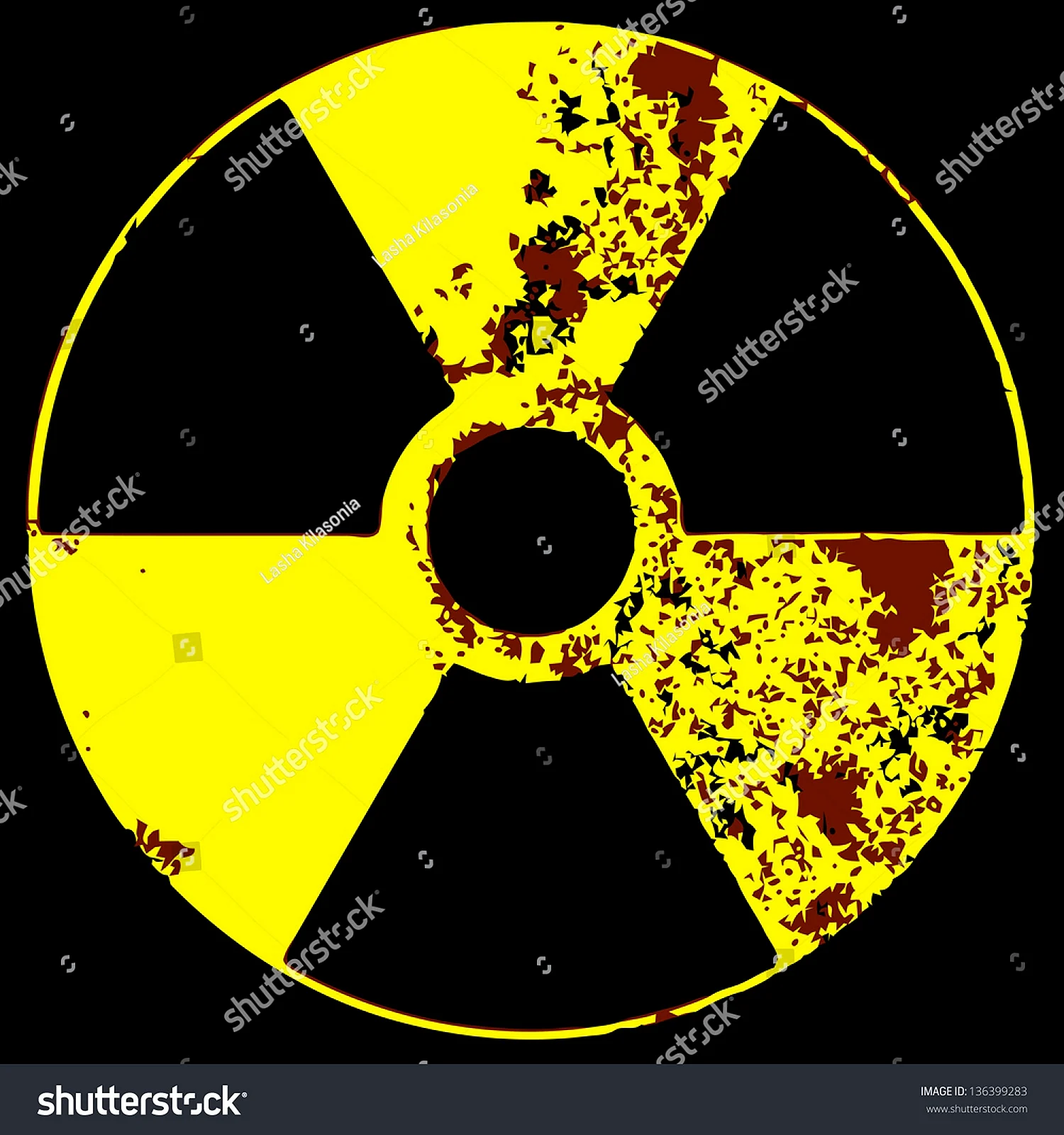 Знак радиоактивности сталкер