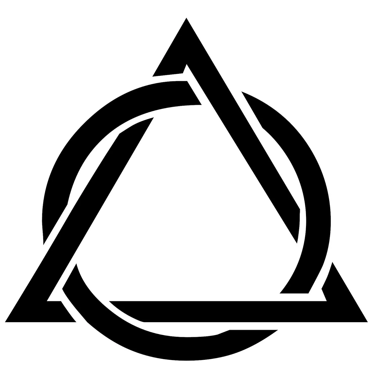 Знак треугольник в круге