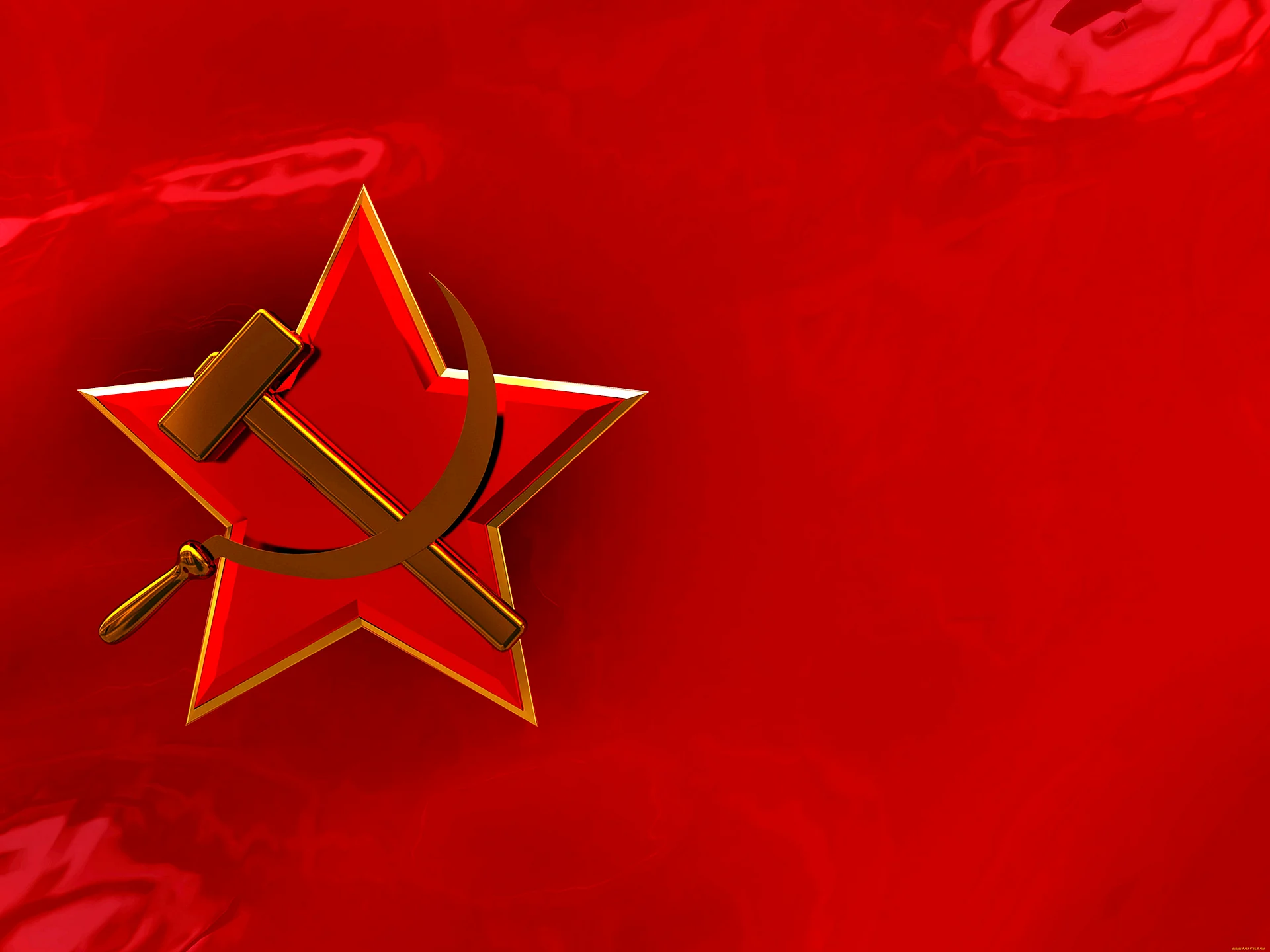 Звезда серп и молот СССР флаг