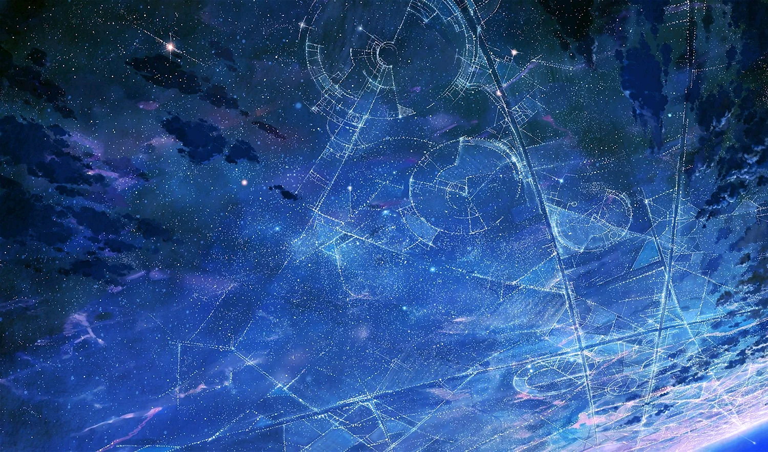 Звездное небо арт