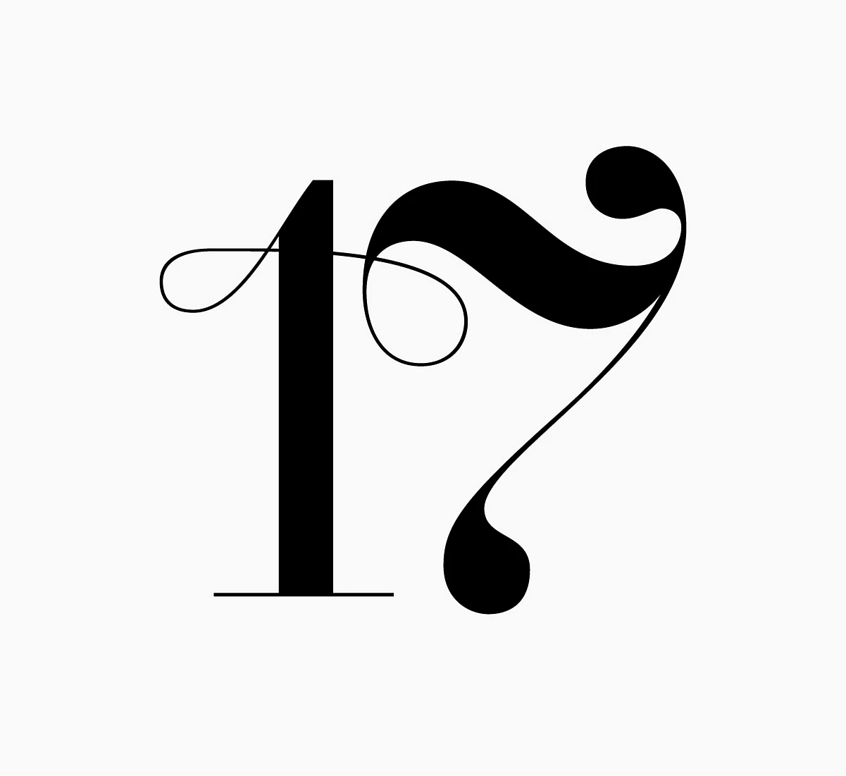 17 Красивым шрифтом